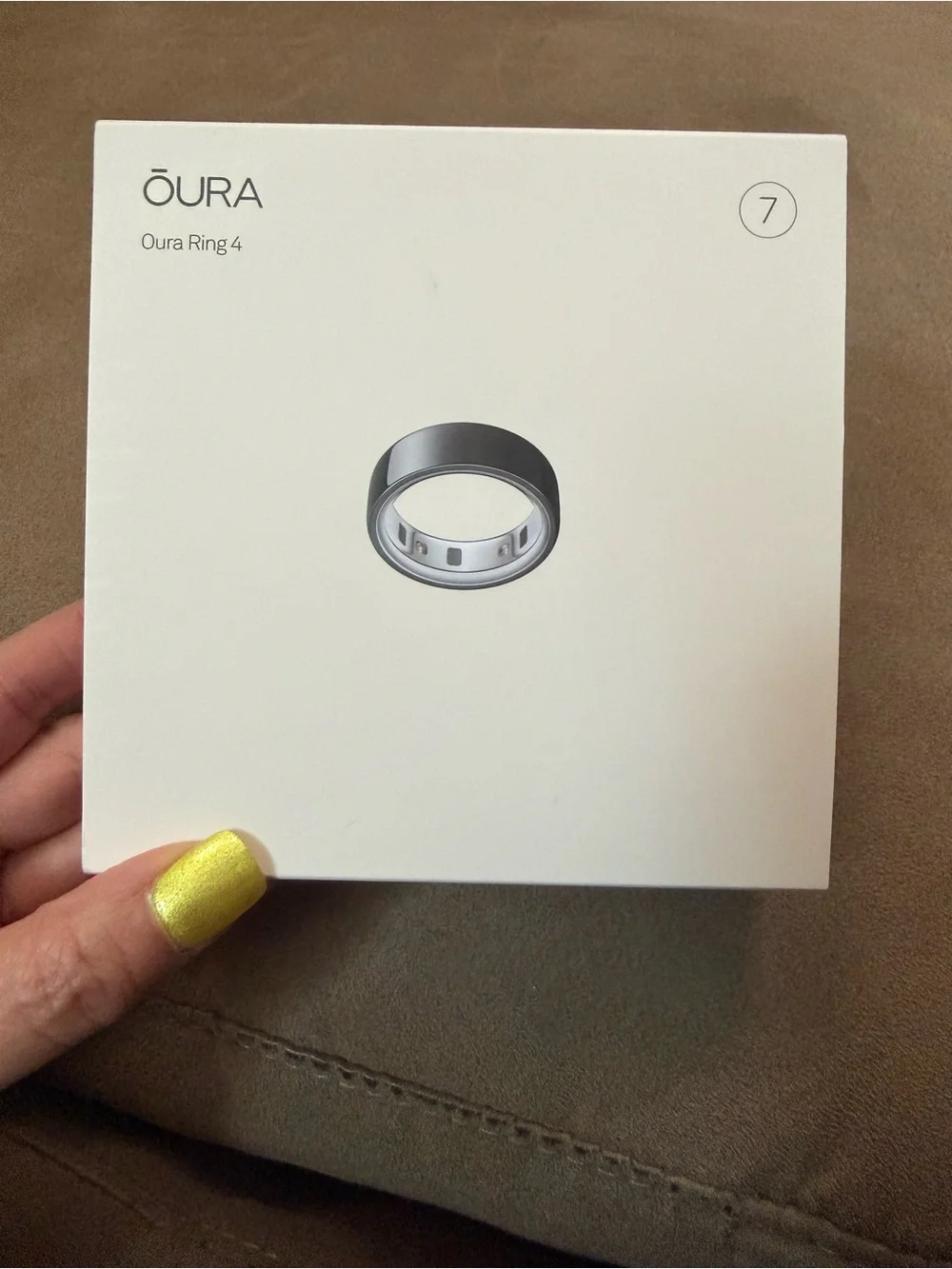Oura Ring Gen 4 Size 7 Black